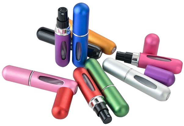 Bilsa reusable pocket atomizers in multiple colours
